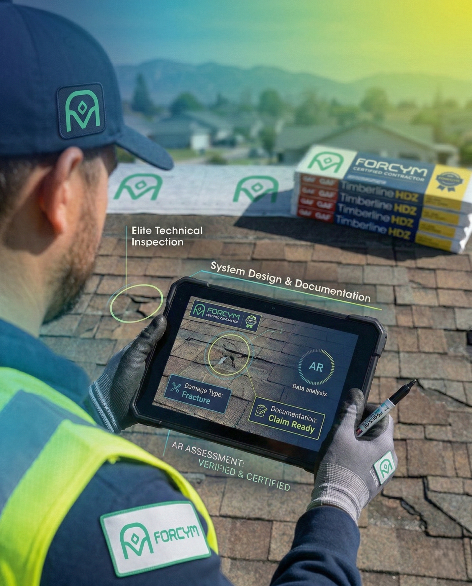 Premium Architectural Shingle Roof Installation